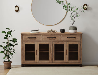 Natural Parota - Console - Brown Cappuccino