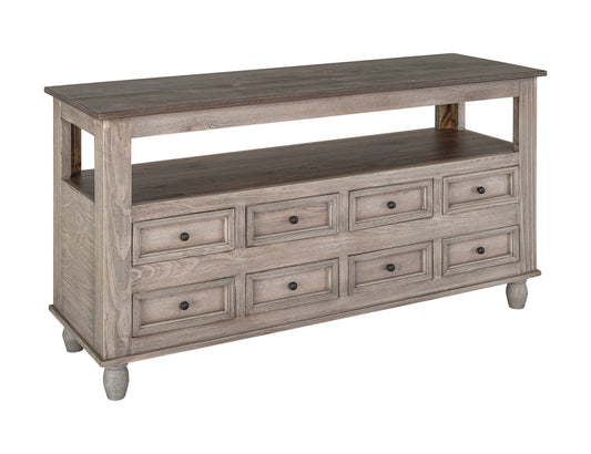 Tornado - Sofa Table - Ivory / Brown