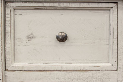 Stone - Dresser With 6 Drawers - Antiqued Ivory / Weathered Gray