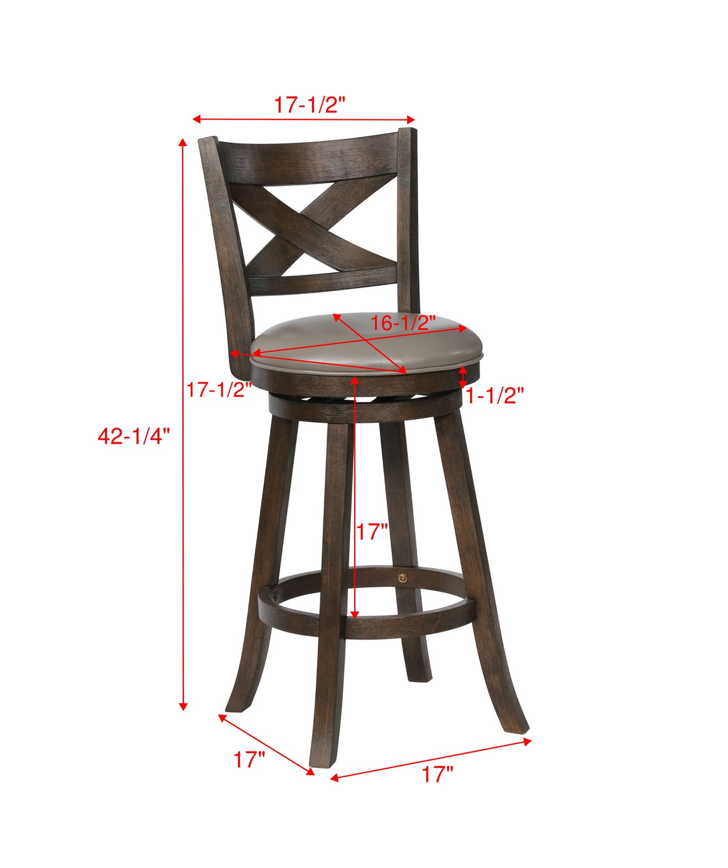 Kipper - Swivel Bar Stool (Set of 2)