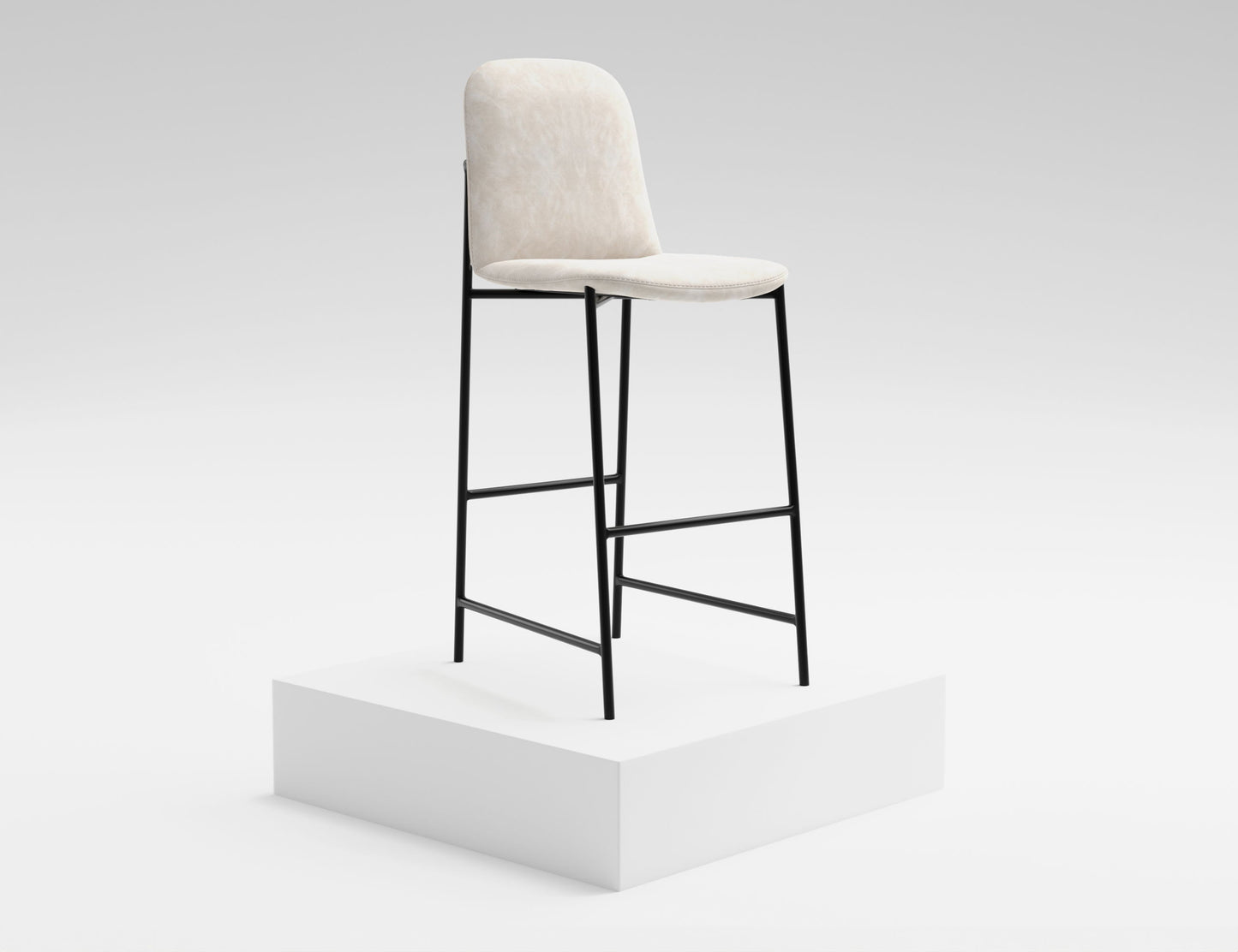 America - Upholstered Barstool