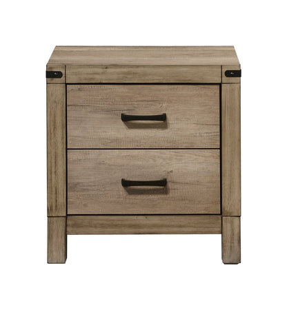 Matteo - Tall Nightstand - Brown