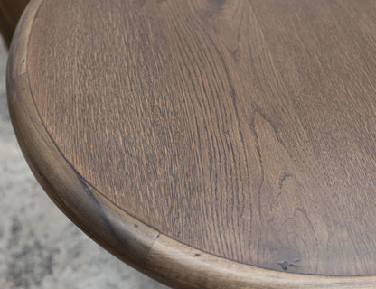 Novus Lodge - Round Cocktail Table - Dark Brown