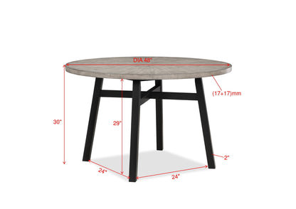 Mathis - Dining Table - Black