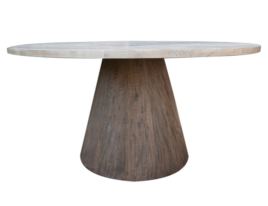 Sahara - Round Dining Table - White