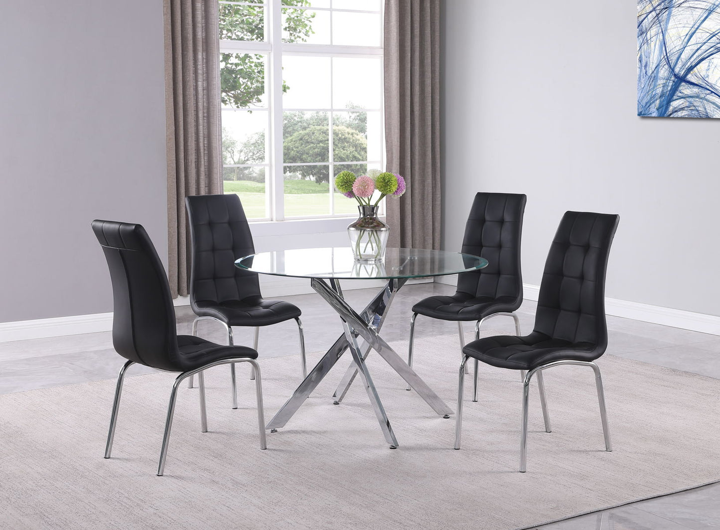 Jetta - Side Chair (Set of 4) - Black